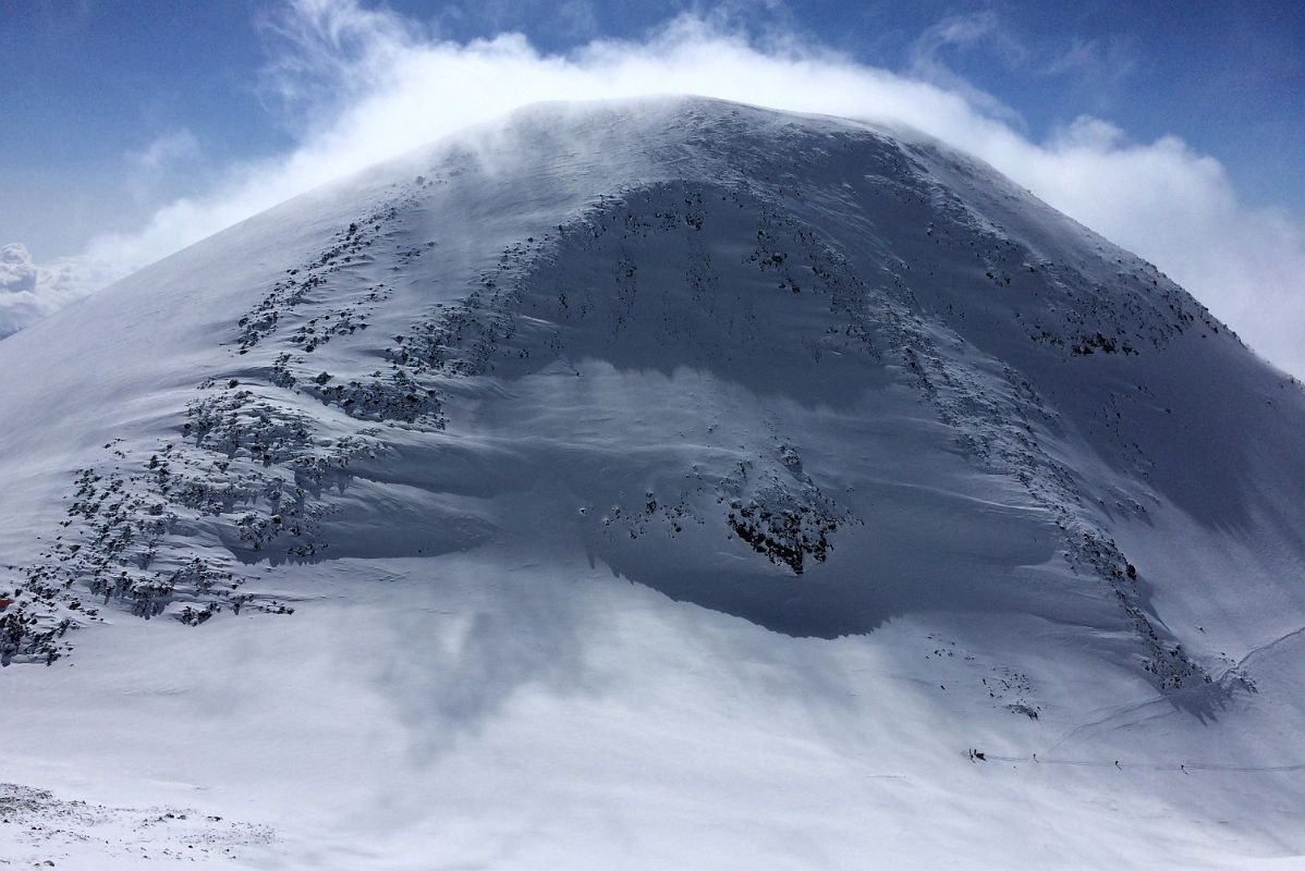 09D Mount Elbrus East Peak From The West Peak Traverse